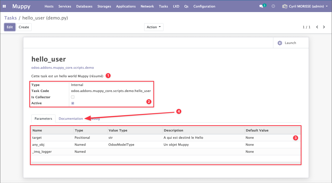 Task form view